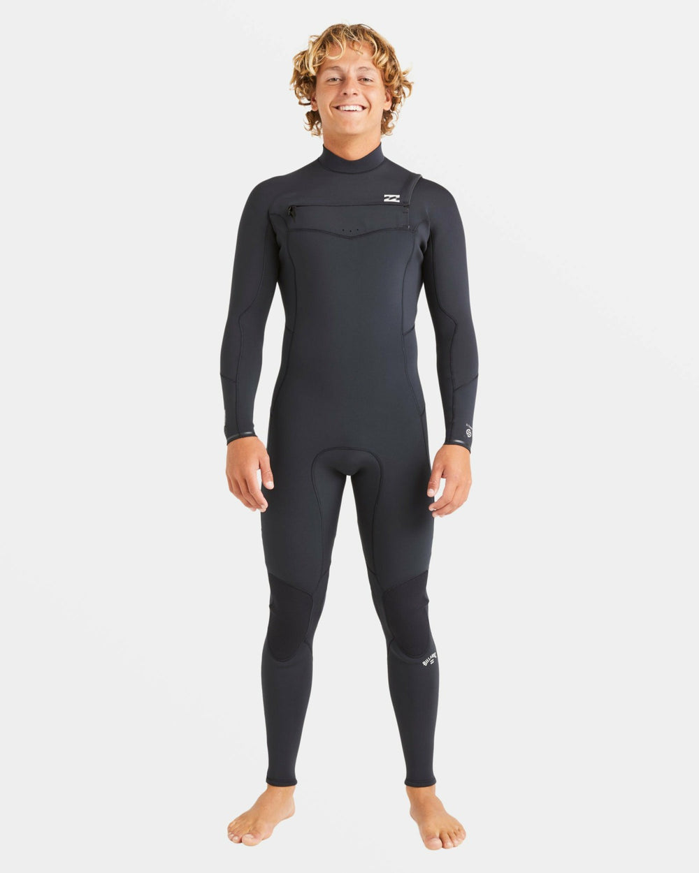 3/2mm Absolute Natural Upcycler GBS Chest Zip Wetsuit - Black | Billabong Men