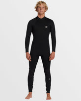 3/2mm Foil GBS Back Zip Wetsuit - Black | Billabong Men