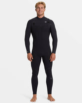 3/2mm Furnace Natural Upcycler GBS Chest Zip Wetsuit - Black | Billabong Men