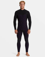 3/2mm Furnace Natural Upcycler GBS Chest Zip Wetsuit - Black | Billabong Men