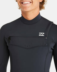 4/3mm Absolute Natural Upcycler GBS Chest Zip Wetsuit - Black | Billabong Men