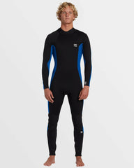 4/3mm Foil GBS Back Zip Wetsuit - Mid Blue | Billabong Men
