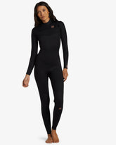 4/3mm Foil GBS Chest Zip Wetsuit - Black | Billabong Women