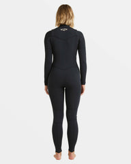 4/3mm Salty Dayz Natural Upcycler GBS Chest Zip Wetsuit - Black | Billabong Women