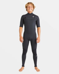 2/2mm Absolute Natural Upcycler GBS Chest Zip Wetsuit - Black | Billabong Men