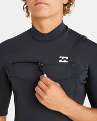 2/2mm Absolute Natural Upcycler GBS Chest Zip Short Sleeve Springsuit | Billabong Men