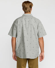 All Day Jacquard Short Sleeve Shirt - Silver | Billabong Men