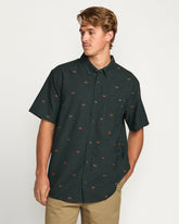 All Day Jacquard Short Sleeve Shirt - Stealth | Billabong Men