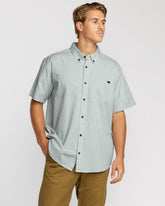 All Day Short Sleeve Shirt - Sage Green | Billabong Men
