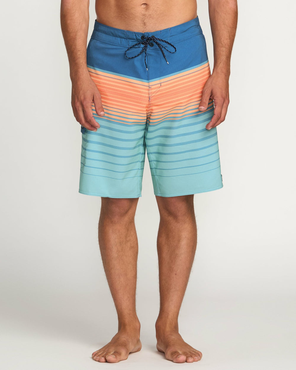All Day Stripe Pro Performance 20" Boardshorts - Deep Blue | Billabong Men