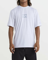 All Day Wave Short Sleeve Rashguard - White | Billabong Men