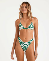 All The Waves Ayla Bikini Top - Evergreen | Billabong Women