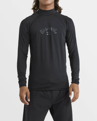 Arch Performance Fit Long Sleeve Rashguard - Black | Billabong Men