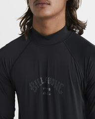 Arch Performance Fit Long Sleeve Rashguard - Black | Billabong Men