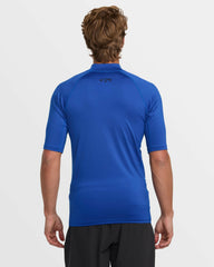 Arch Performance Fit Short Sleeve Rashguard - Cobalt | Billabong Men