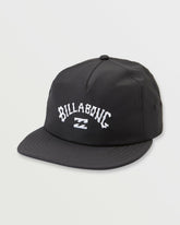 Arch Team Snapback Hat - Black | Billabong Men