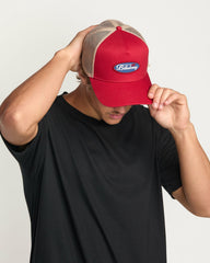 Bad Dog Trucker Hat - Burnt Red | Billabong Men