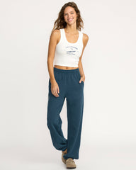 Best Wishes Fleece Pants - Navy | Billabong Women