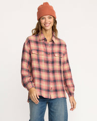 Big Bear Long Sleeve Shirt - Mountain Rose | Billabong Women