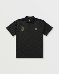 Billabong x Mami Wata Black Star Surf Club Short Sleeve Polo Shirt - B | Billabong Men