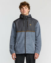 Boundary Lite Zip Sweatshirt - Steel Blue | Billabong Men