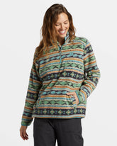 A/Div Boundary Mock 3 Half-Zip Pullover Sweatshirt - Salty Sage | Billabong Women