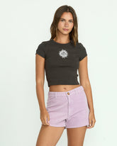 Bring The Sun Tee - Off Black | Billabong Women