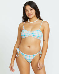 Check The Waves Tie Side Tanga Bikini Bottom - Multi | Billabong Women