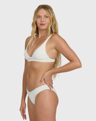 Classic Solid Banded Triangle Bikini Top - Salt Crystal | Billabong Women
