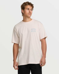 Crayon Wave Premium Tee - Light Pink | Billabong Men