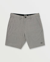 Crossfire Submersible 19" Hybrid Shorts - Gray | Billabong Men