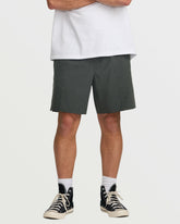 Crossfire Elastic Submersible 18" Hybrid Shorts - Asphalt | Billabong Men