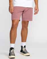 Crossfire Wave Wash Submersible 18" Hybrid Shorts - Dusty Rose | Billabong Men