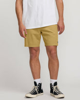 Crossfire Wave Wash Submersible 18" Hybrid Shorts - Khaki | Billabong Men