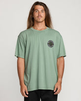 Decal Regular Wave Wash Tee - Mist Green | Billabong Men