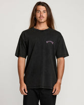 Decal Regular Wave Wash Tee - Washed Black | Billabong Men