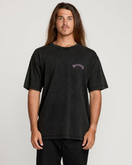 Decal Regular Wave Wash Tee - Washed Black | Billabong Men