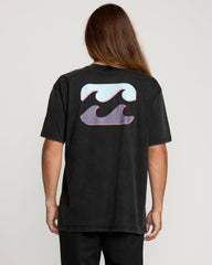 Decal Regular Wave Wash Tee - Washed Black | Billabong Men