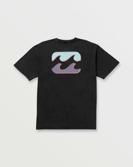 Decal Regular Wave Wash Tee - Washed Black | Billabong Men