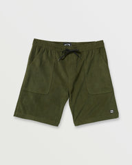 De La Cruz Submersible Hybrid Shorts - Olive | Billabong Men