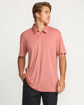 Eclipse Short Sleeve Polo Shirt - Dust Red | Billabong Men