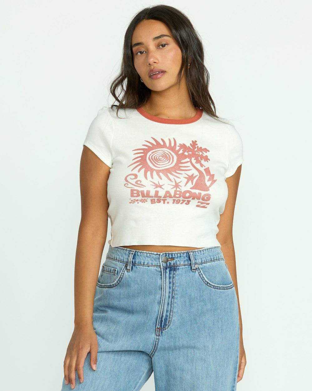 Electric Feeling Tee - Salt Crystal | Billabong Women