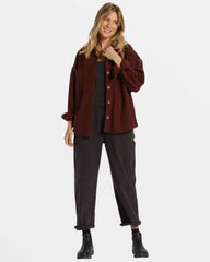 Everytime Oversized Shacket - Choc Chip | Billabong Women