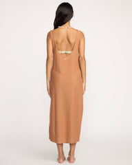 Eyelet Sun Midi Dress Beach Coverup - Rose Brown | Billabong Women