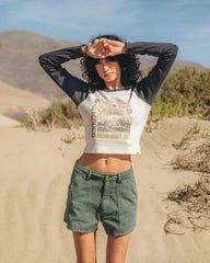 Eye Vibes Long Sleeve Top - Black Sands | Billabong Women