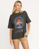 Focus Tour Tee - Off Black | Billabong Women
