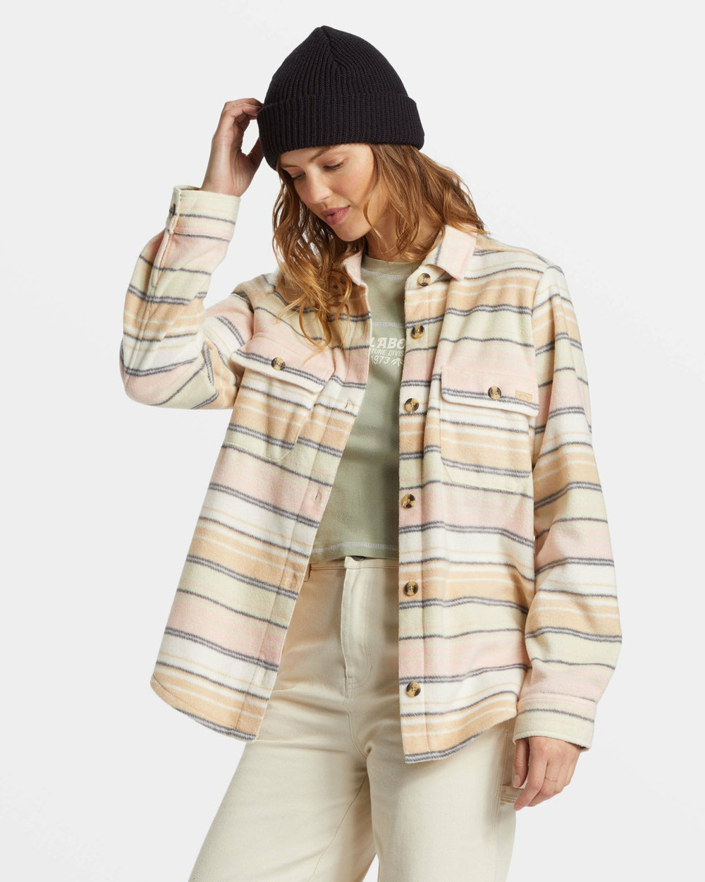 Forge Fleece Flannel - Mountain Rose | Billabong Women