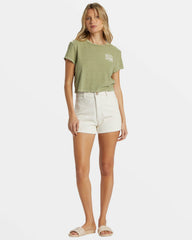 Free Fall Corduroy Shorts - White Cap | Billabong Women