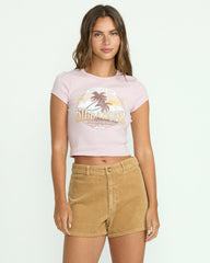 Free Fall Corduroy Shorts - Khaki | Billabong Women