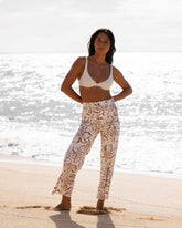 Free Fall Printed Twill Pants - Salt Crystal | Billabong Women